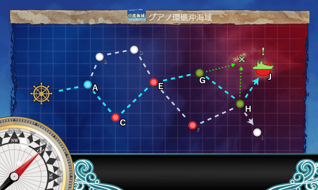 艦これ攻略 6 3警戒陣 釘拾い21