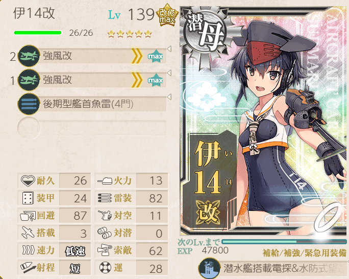 艦これ攻略 潜水艦専用装備の情報整理