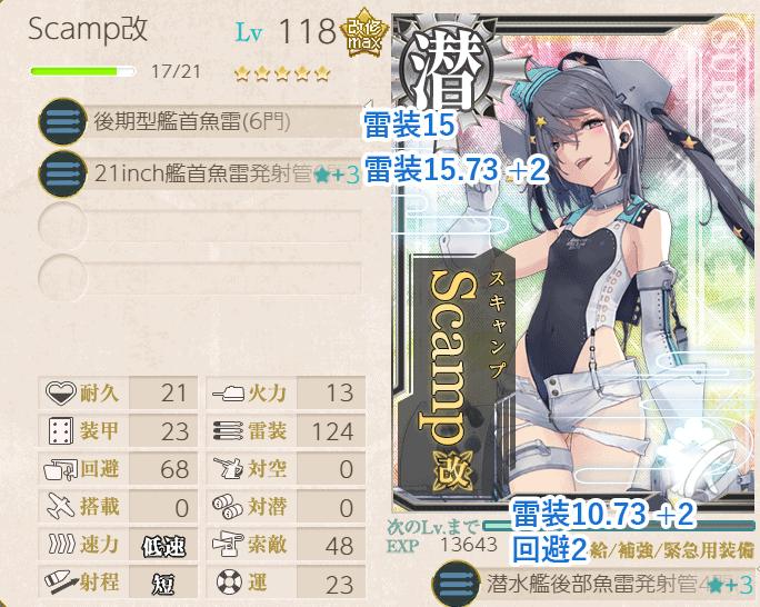 艦これ攻略 潜水艦専用装備の情報整理